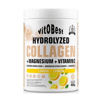 Colágeno Hidrolizado + Magnesio + Vitamina C Vitobest 450 g Limón