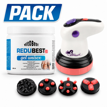Pack ReduBest Gel Unisex + Masajeador Body Innovation Sculptural